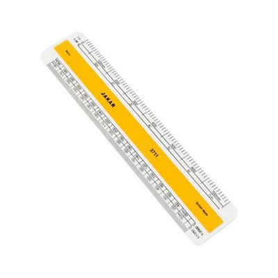 Jakar White Acrylic Scale Ruler 15Cm Durable Non Inflammable Acrylic With Metric Markings Bs1347 Part 3 Compliant 3711 from B&Q