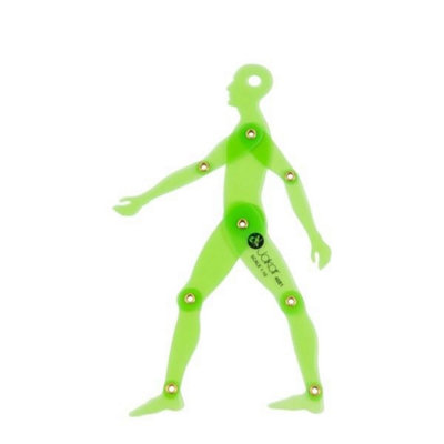 Jakar Male Human Silhouette Movable 1:10 175mm Green Acrylic 4681 Flexible Template For Technical DrawingArchitecture & Design from B&Q
