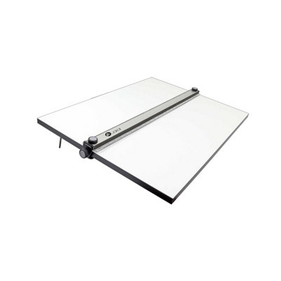 Jakar A2 Drawing Board With Parallel MotionLightweight Plastic With Integrated RulerProtractor & Magnetic Clamp (8415)