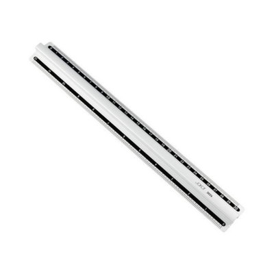 Jakar Aluminium Profile Ruler 30Cm 12" Metric And Imperial Markings Durable Tool For Technical Drawing Craft School Office 3026 from B&Q