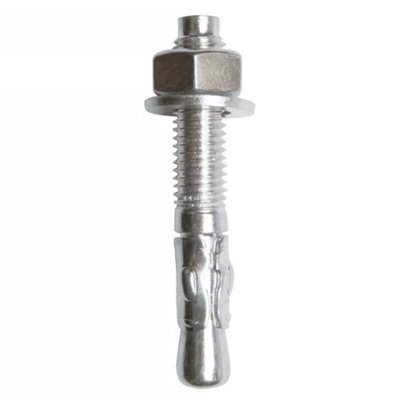 Charles Watson M10 X 130mm Zinc-Plated Heavy-Duty Anchor Through Bolt from B&Q