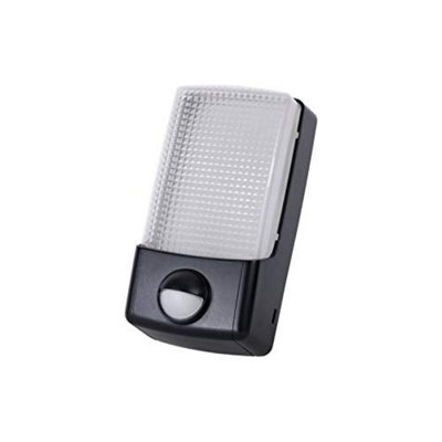 Timeguard 5W Led Pir Bulkhead LightStylish Black Design For Outdoor Security from B&Q