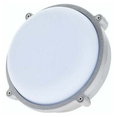 Timeguard Ledbhr15W Circular Led Energy Saver Bulkhead Light15W  (Grey / Opal) from B&Q