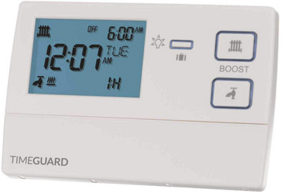 Timeguard Trt036n 7-Day Digital Heating Control Programmer With Boost Function For Efficient Heating