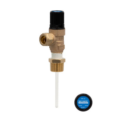 Heatrae Sadia Pressure & Temperature Relief Valve 95605810Genuine Replacement Spare Part from B&Q