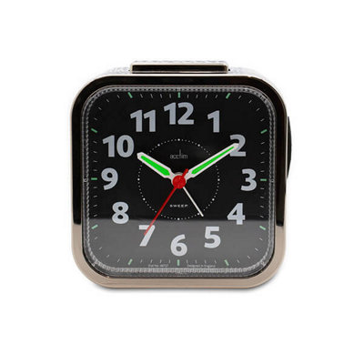 Acctim Otis Titanium Analogue Alarm Clock from B&Q