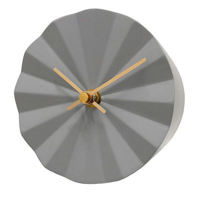 B&Q -  Layla Smoke Grey Table/mantle Clock