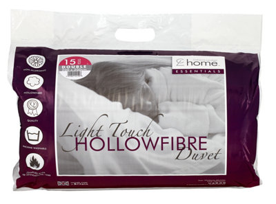 Catherine Lansfield Essentials 15 Tog Hollowfibre Duvet from B&Q