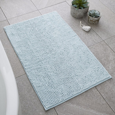 Catherine Lansfield  Blue Bobble Bath Mat, Sports Direct - Image 6