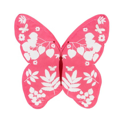 B&Q -  Kids Living Butterfly Shaped Cushion Pink - Image 4