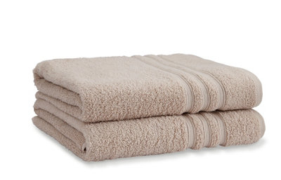 Catherine Lansfield Zero Twist 2 Piece Bath Sheet Pair Natural - Image 5