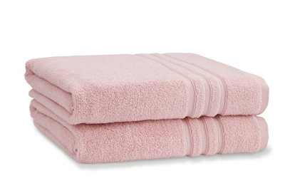 Catherine Lansfield  Pink Zero Twist Cotton Towel in Size B/Sheet x2, Sports Direct - Image 7