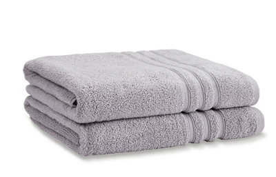 Catherine Lansfield Silver Zero Twist Towel Range - Image 8