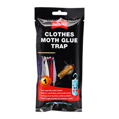 Rentokil Clothes Moth Trap With Pheromone Technology For Effective Monitoring