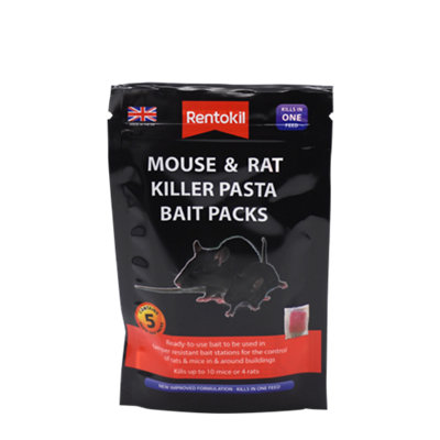 B&Q -  Mouse & Rat Killer Pasta Bait Packs (5)