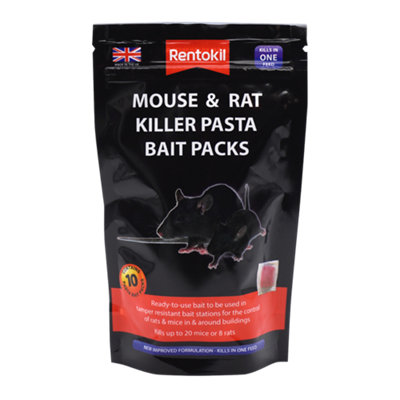 B&Q -  Mouse & Rat Killer Pasta Bait Packs (10)