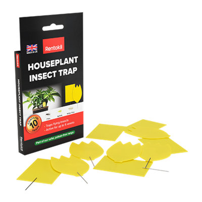Rentokil Houseplant Insect Trap (10 Sticky Traps) from B&Q