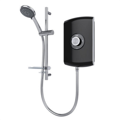 Triton Amore 8.5Kw Electric Shower Gloss Black 5 Spray Mode Handset 1.5M Hose from B&Q