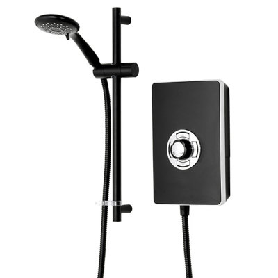 Triton Matt Black Manual Electric Shower8.5Kw from B&Q