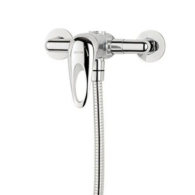 Triton Kaho Single Lever Chrome Effect Exposed Shower Mixer from B&Q