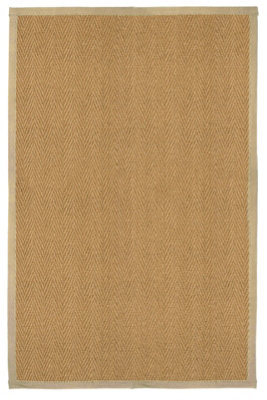 Brown Herringbone Weave Large Rug(L)200Cm X (W)135Cm from B&Q