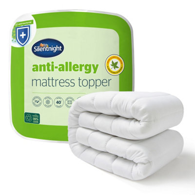 Silentnight Anti-Allergy Mattress Topper White - Image 5