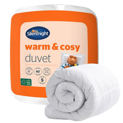 Silentnight Warm & Cosy Duvet15 TogWhiteSuper-King from B&Q
