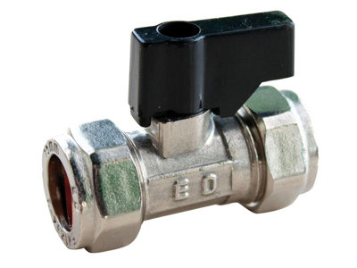 Oracstar Pf26 Isolating Valve With Handle 15mm Chrome Orapf26 from B&Q