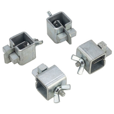 Sip 4Pc Flush Butt Welding ClampsL2.4 X W2.6 X H4.5 Cm from B&Q
