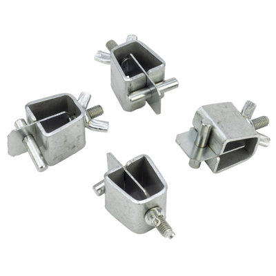 Sip 4Pc Contour & Flush Butt Welding ClampsL3.1 X W2.4 X H5.5 Cm from B&Q