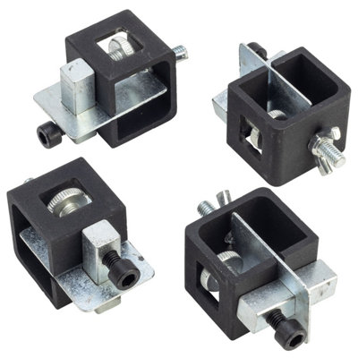 Sip 4Pc Adjustable Offset Butt Welding ClampsL3.6 X W3.3 X H6 Cm from B&Q