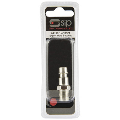 Sip Type 25 Euro Plug Adaptor 1/4" Bsp Male ThreadL3 X W4.5 X H14 Cm from B&Q