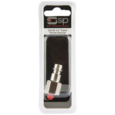 Sip Type 25 Euro Plug Adaptor 1/4" Bsp Female ThreadL3 X W4.5 X H14 Cm from B&Q