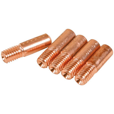 Sip 5Pc 0.8mm M6 Mb15 Mig Welding Contact TipsL1 X W7 X H10 Cm from B&Q