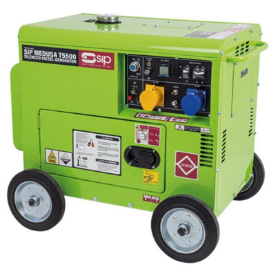 Sip Silver 25153 Medusa T5500 Silenced Diesel Generator - Image 5