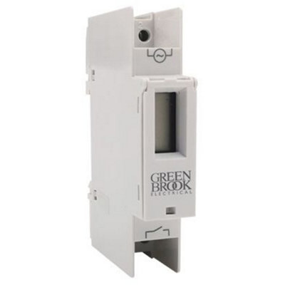 Greenbrook T80-C 24Hr & 7 Day Digital Compact Din Rail Mounting Timer 16A from B&Q