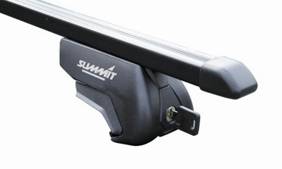 2X Summit Premium Roof Rack Cross Bars Carrier Steel Railing Lockable 1.2M from B&Q