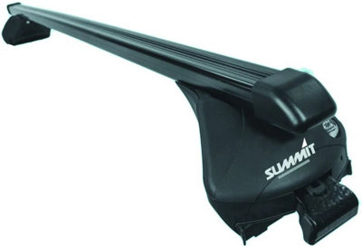 2X Summit Premium Roof Rack Cross Bars Aluminium Railing Lockable 1.15M Fittings from B&Q