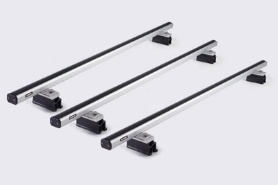Summit Sulc-011 Aluminium Fixed Point Roof Bars 170Cm Set Of 3 from B&Q