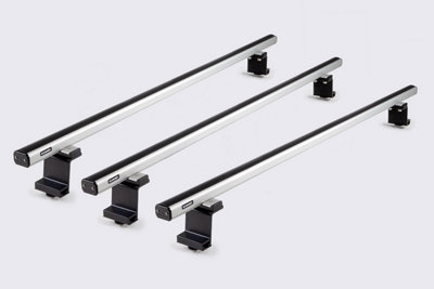 Summit Sulc-012 Aluminium Fixed Point Roof Bars 150Cm Set Of 3 from B&Q