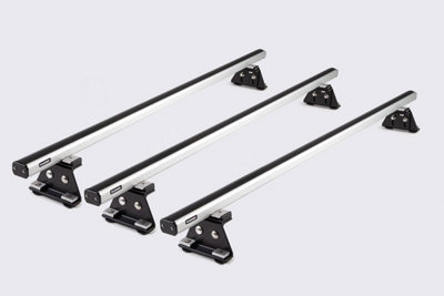 Summit Sulc-013 Aluminium Fixed Point Roof Bars 150Cm Set Of 3 from B&Q