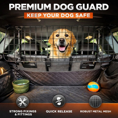 Summit Universal Car Dog Guard Headrest Mounted Mesh Pet Barrier Fits Most Vehicles from B&Q