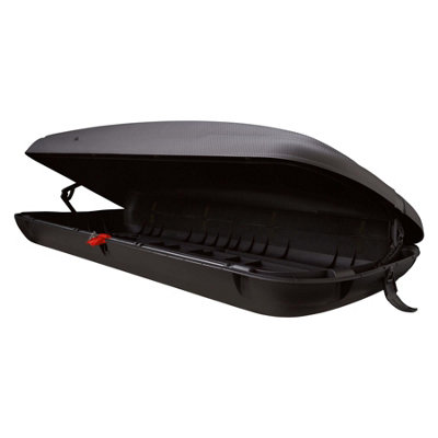 Summit Carbon Fibre Roof Box 480 Litre CapacitySingle Opening from B&Q