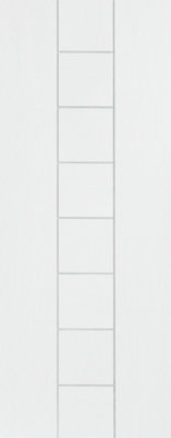 Xl Joinery Internal White Primed Messina Door 1981 X 838 X 35mm (33") from B&Q