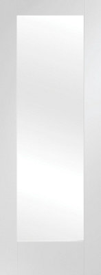 Xl Joinery Internal White Primed Pattern 10 With Clear Glass 1981 X 533 X 35mm (21") from B&Q