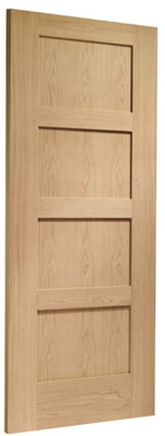 Xl Joinery Internal Oak Shaker 4 Panel Fire Door2040 X 826 X 44mm