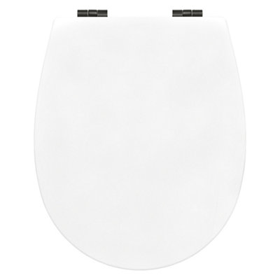 Bemis Hudson White Standard Soft Close Toilet Seat from B&Q