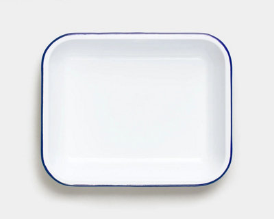 Nimbus Falcon Enamel Bake Pan Oven Roasting Dish Baking Tray 31Cm X 25Cm X 5Cm Cookware