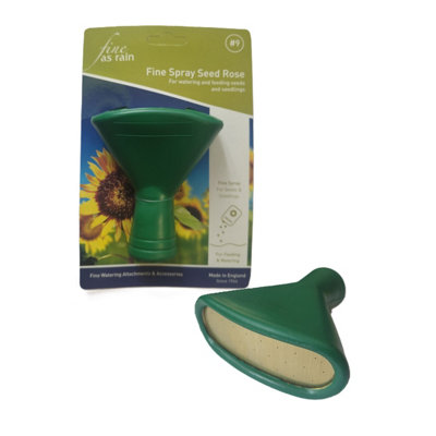 Fine As Rain Universal Fan Brass Watering Can Rose Fine Spray Light Broad Plant Watering from B&Q