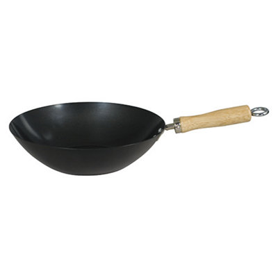 Dexam Spice Non Stick Carbon Steel Wok 34Cm from B&Q